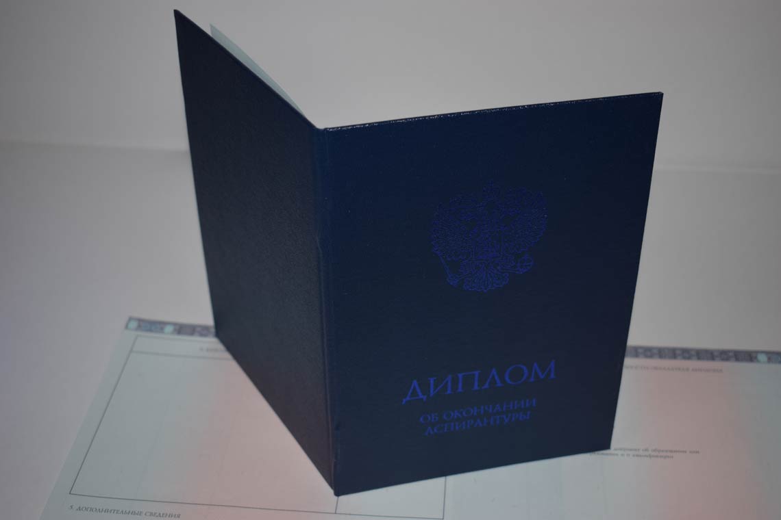 Диплом Аспирантуры 2014-2025 в Дзержинске корка